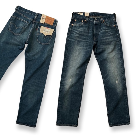 LEVI’S® PREMIUM 501® ORIGINAL JEANS - Picture 13 of 16